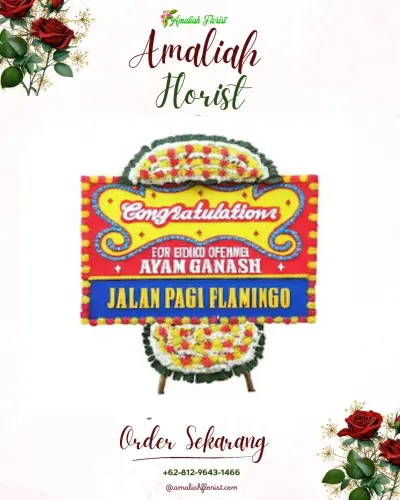 Bunga Papan Congratulation di Sambangan